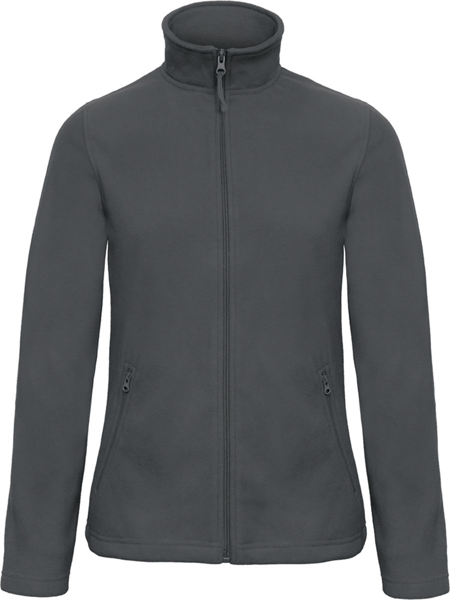 Γυναικεία Ζακέτα Micro Fleece ID.501 B & C Full Zip Dark Grey