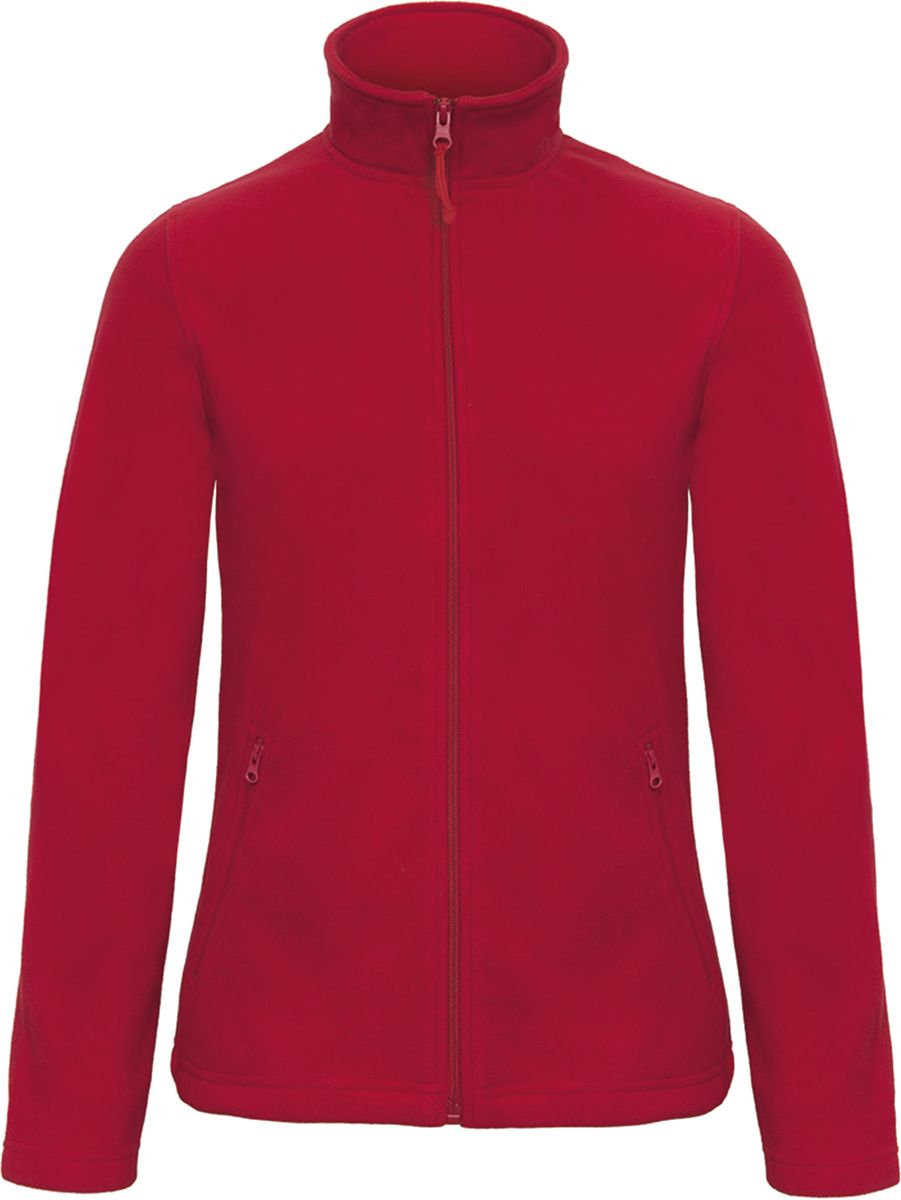 Γυναικεία Ζακέτα Micro Fleece ID.501 B & C Full Zip Red