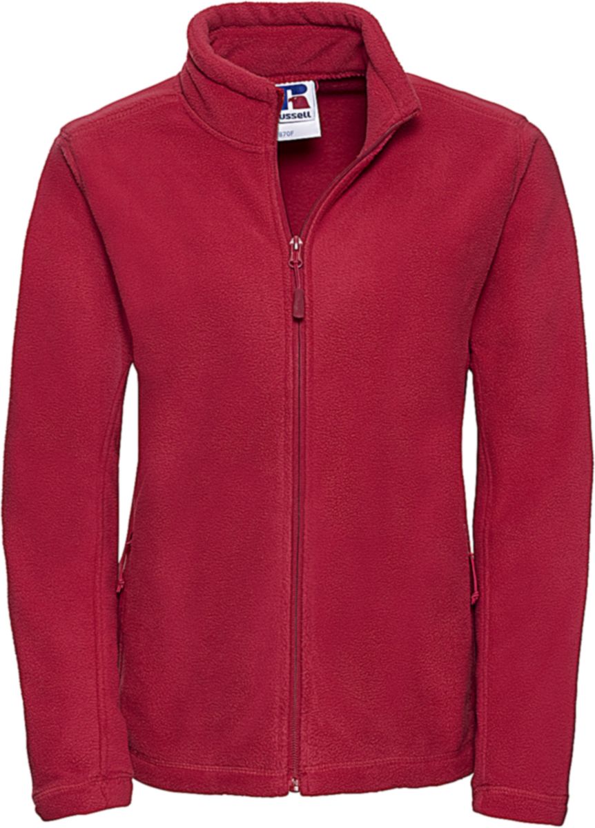 Γυναικεία Ζακέτα Fleece R-870F-0 Russell Full Zip Classic Red