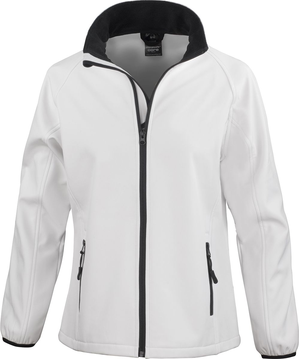 Γυναικείο Μπουφάν Softshell R231F Result Core White/Black