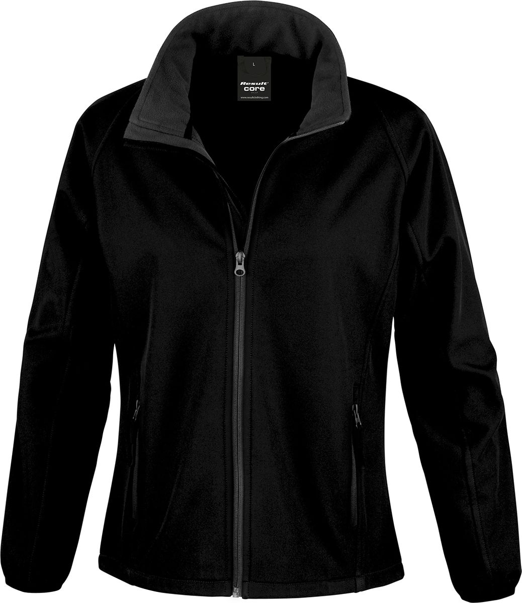Γυναικείο Μπουφάν Softshell R231F Result Core Black/Black
