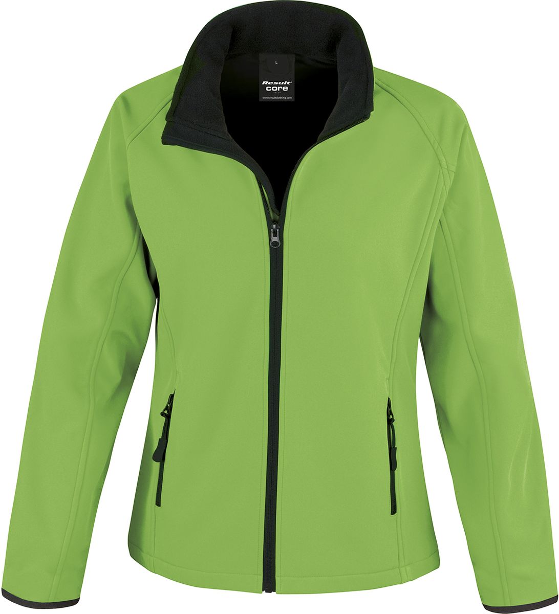 Γυναικείο Μπουφάν Softshell R231F Result Core Vivid Green/Black