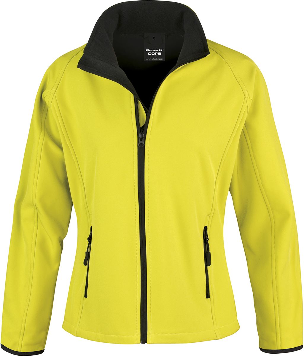 Γυναικείο Μπουφάν Softshell R231F Result Core Yellow/Black