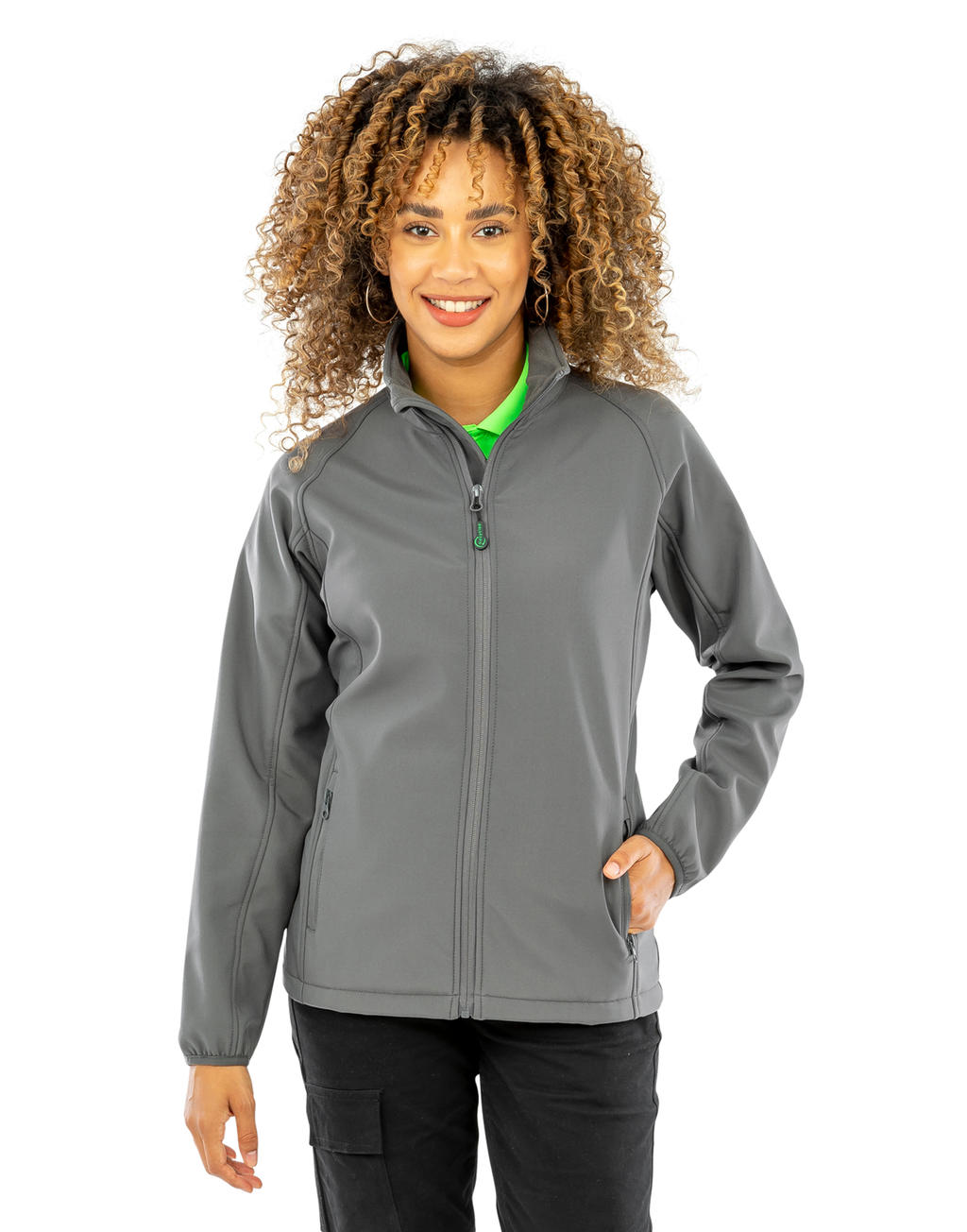 Γυναικείο Softshell Jacket 2 Στρώσεων R901F Result Workguard Grey