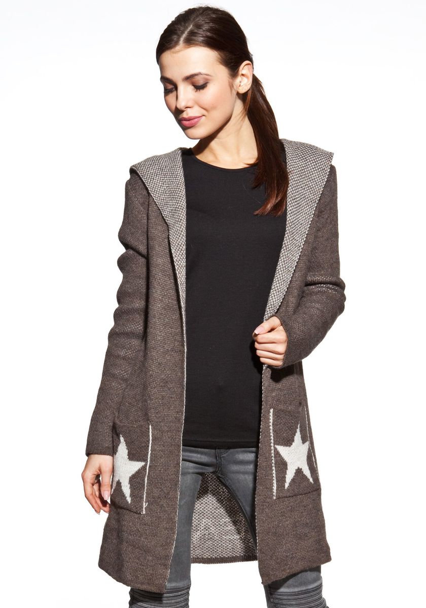 Γυναικείο Poncho 8007 Cosmo Capuccino
