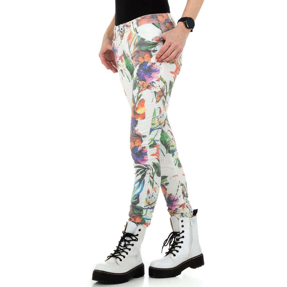 Γυναικείο Τζιν Place Du Jour Kl-J-95209-F62 White Outlet γυναικεία Simple Wear
