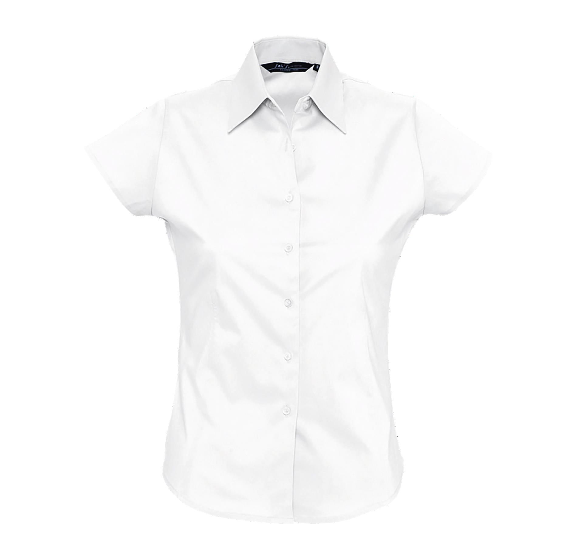 Γυναικείο Κοντομάνικο Πουκάμισο 17020 SOL'S Excess Poplin Stretch White