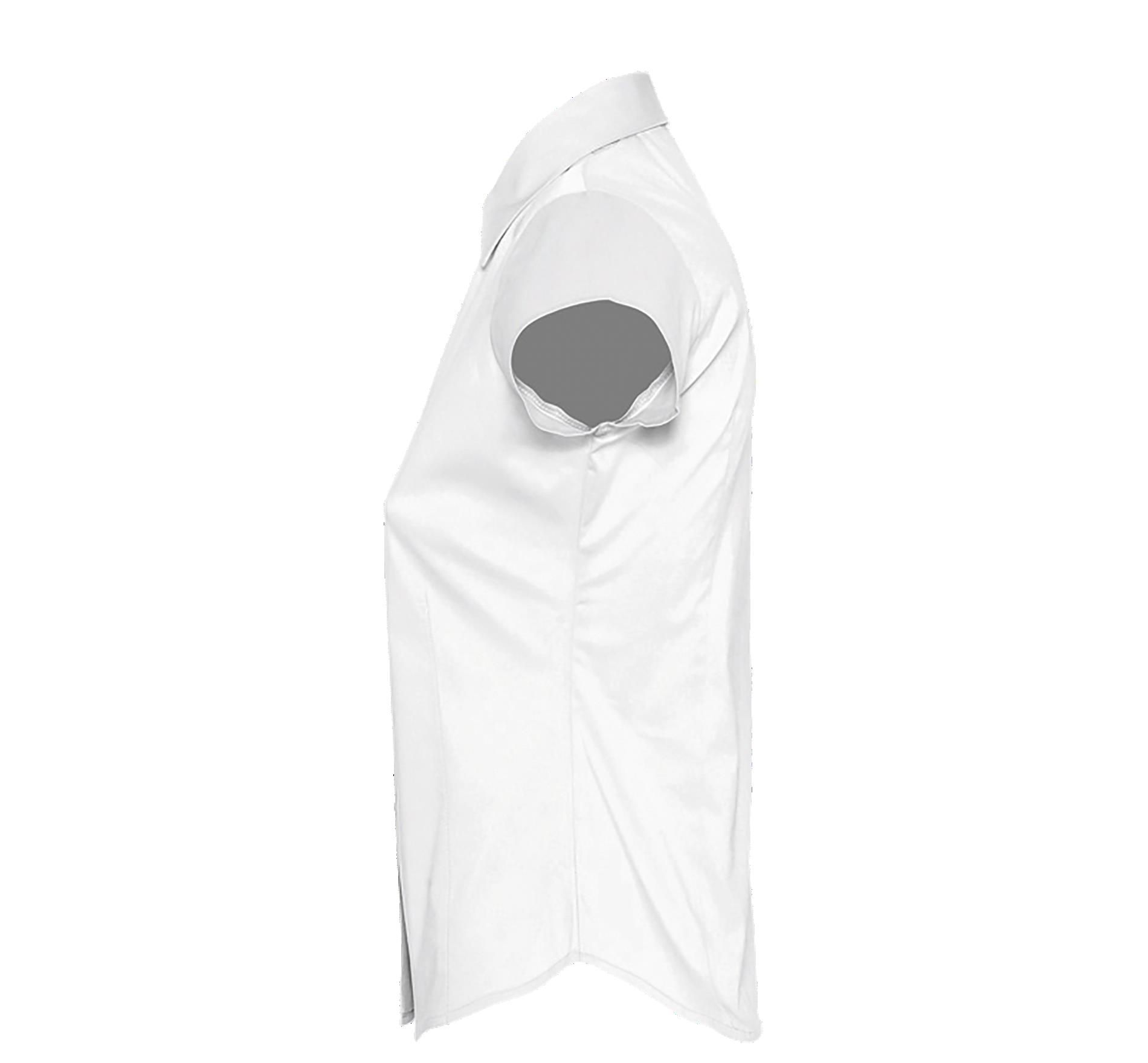 Γυναικείο Κοντομάνικο Πουκάμισο 17020 Sol&Apos S Excess Poplin Stretch White γυναικεία Πουκάμισα Simple Wear