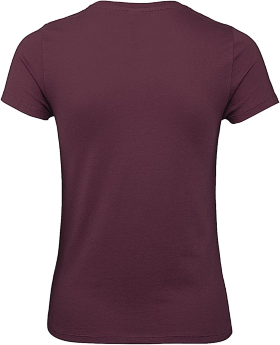 Γυναικείο T-Shirt TW02T B & C E150 Burgundy