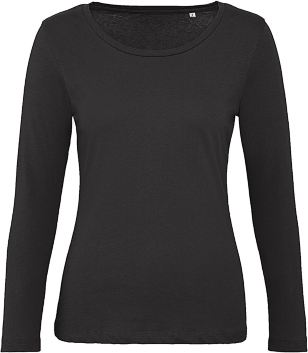 Μακρυμάνικο Γυναικείο Μπλουζάκι TW071 B & C Organic Inspire LSL Black
