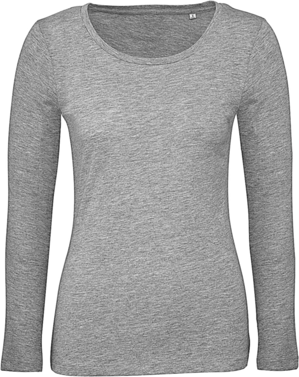 Μακρυμάνικο Γυναικείο Μπλουζάκι TW071 B & C Organic Inspire LSL Sport Grey