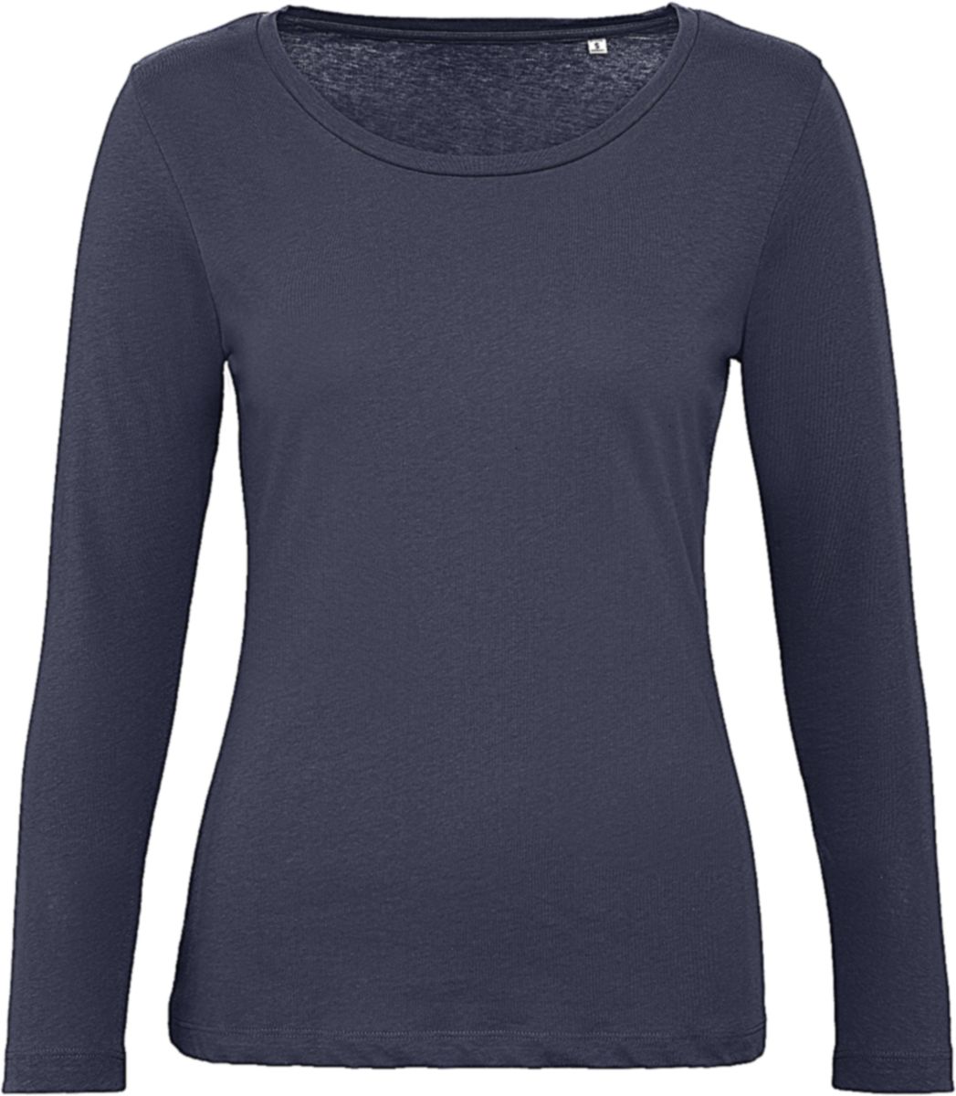 Μακρυμάνικο Γυναικείο Μπλουζάκι TW071 B & C Organic Inspire LSL Navy Blue