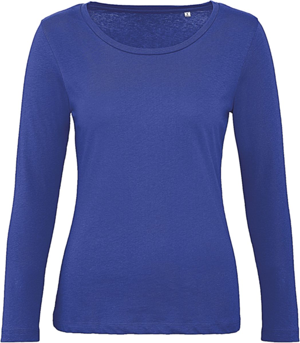 Μακρυμάνικο Γυναικείο Μπλουζάκι TW071 B & C Organic Inspire LSL Cobalt Blue