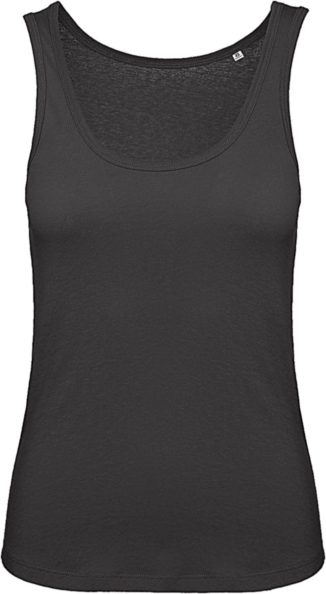 Αμάνικο Γυναικείο Μπλουζάκι TW073 B & C Inspire Organic Black