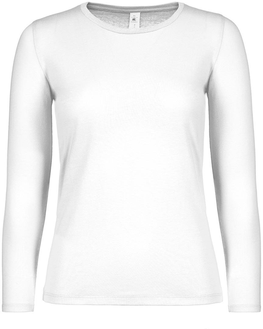 Γυναικείο Μακρυμάνικο T-Shirt TW06T B & C White