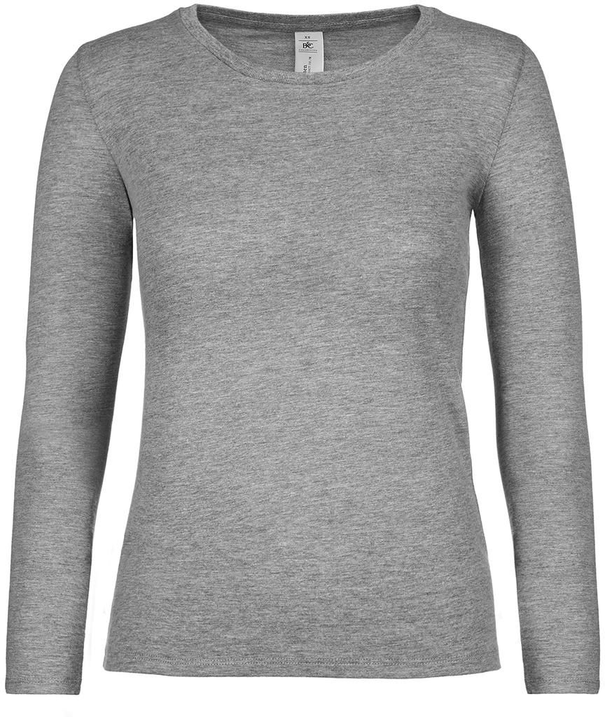 Γυναικείο Μακρυμάνικο T-Shirt TW06T B & C Sport Grey