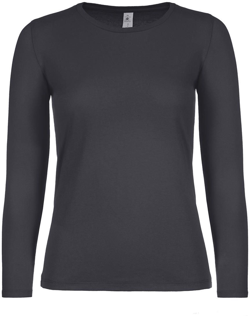 Γυναικείο Μακρυμάνικο T-Shirt TW06T B & C Dark Grey