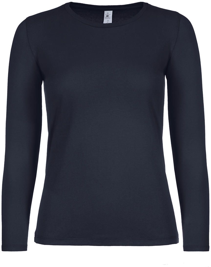 Γυναικείο Μακρυμάνικο T-Shirt TW06T B & C Navy