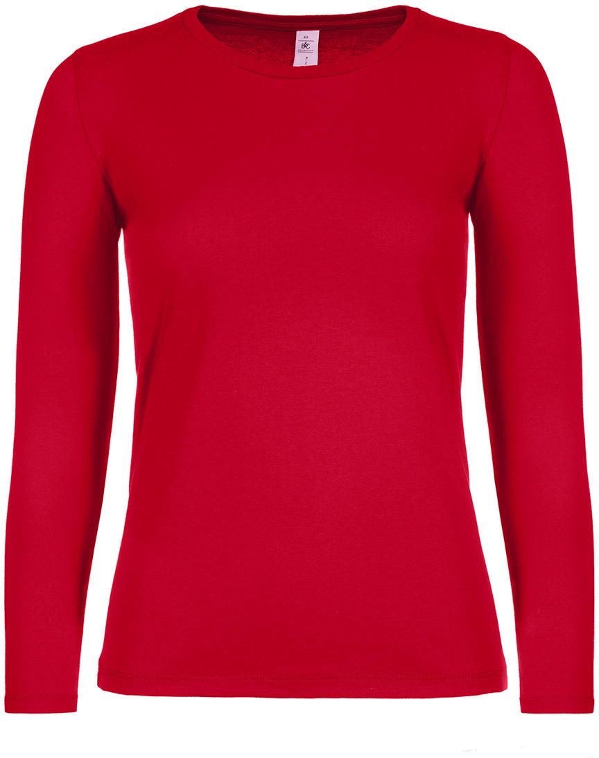 Γυναικείο Μακρυμάνικο T-Shirt TW06T B & C Red