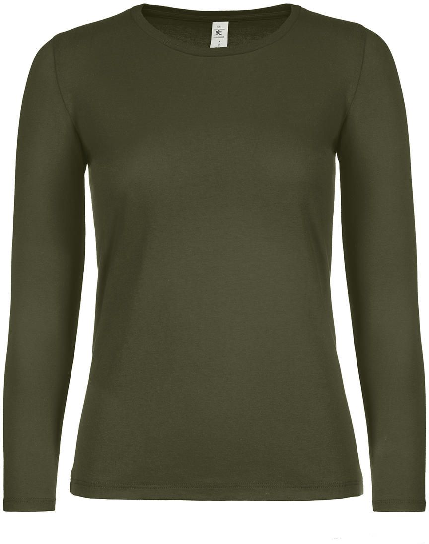 Γυναικείο Μακρυμάνικο T-Shirt TW06T B & C Urban Khaki
