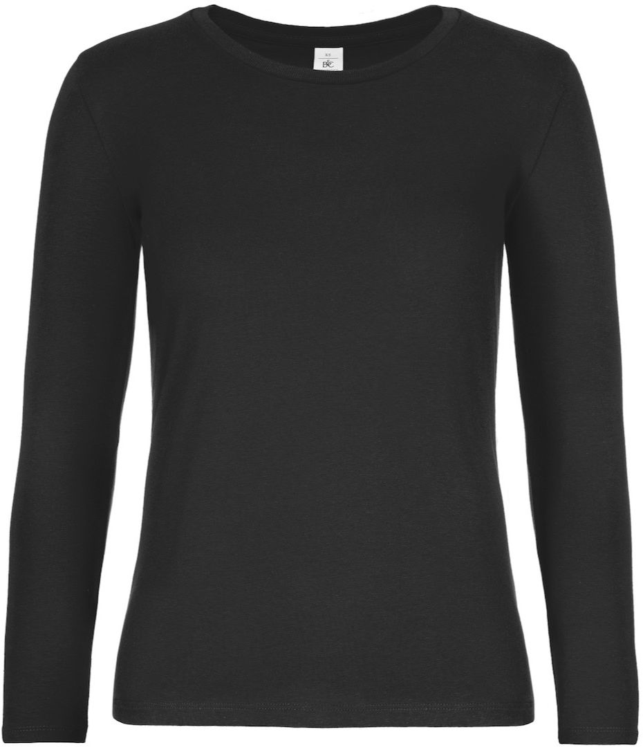 Γυναικείο T-Shirt Μακρυμάνικο TW08T B & C Black