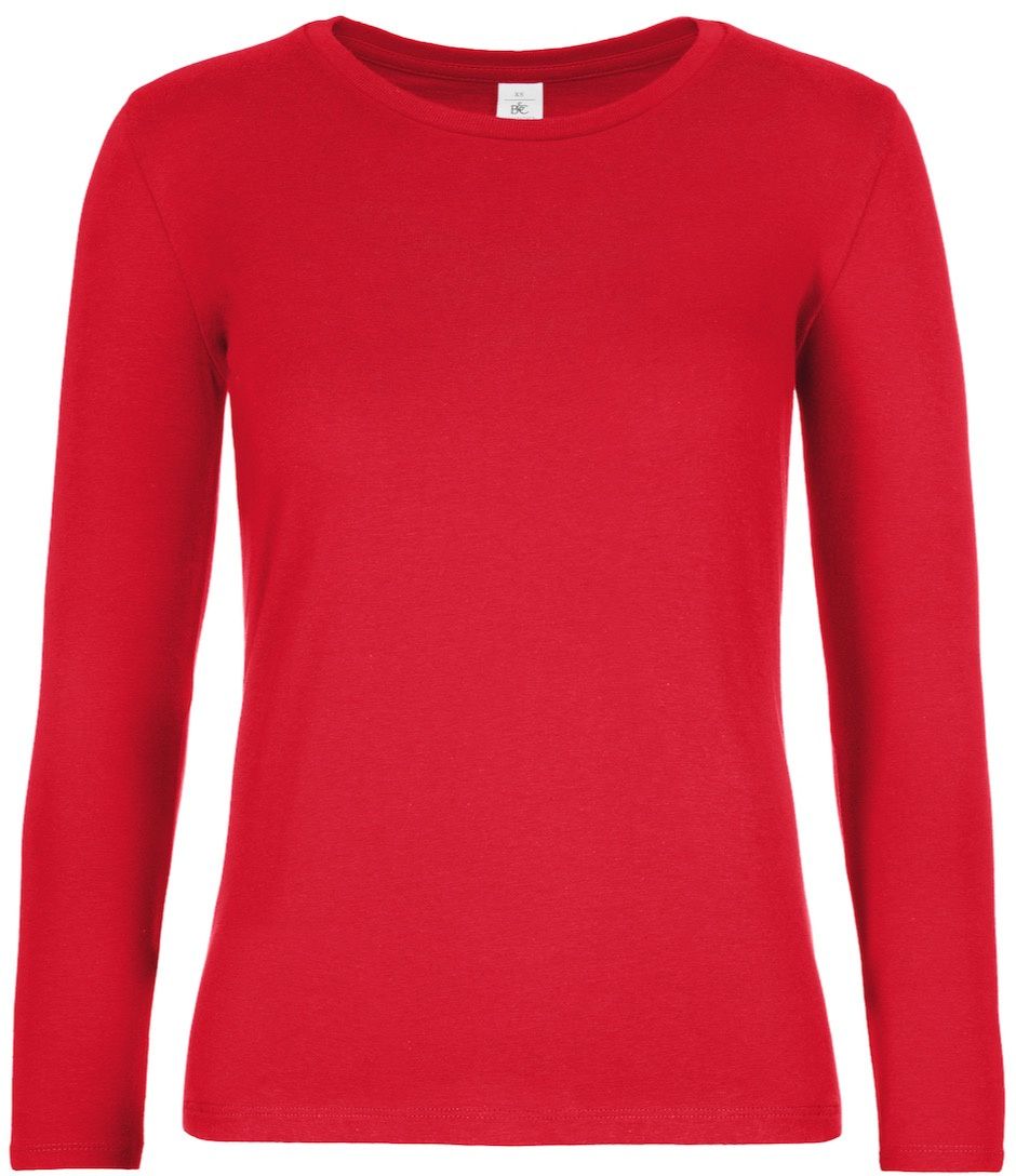 Γυναικείο T-Shirt Μακρυμάνικο TW08T B & C Red