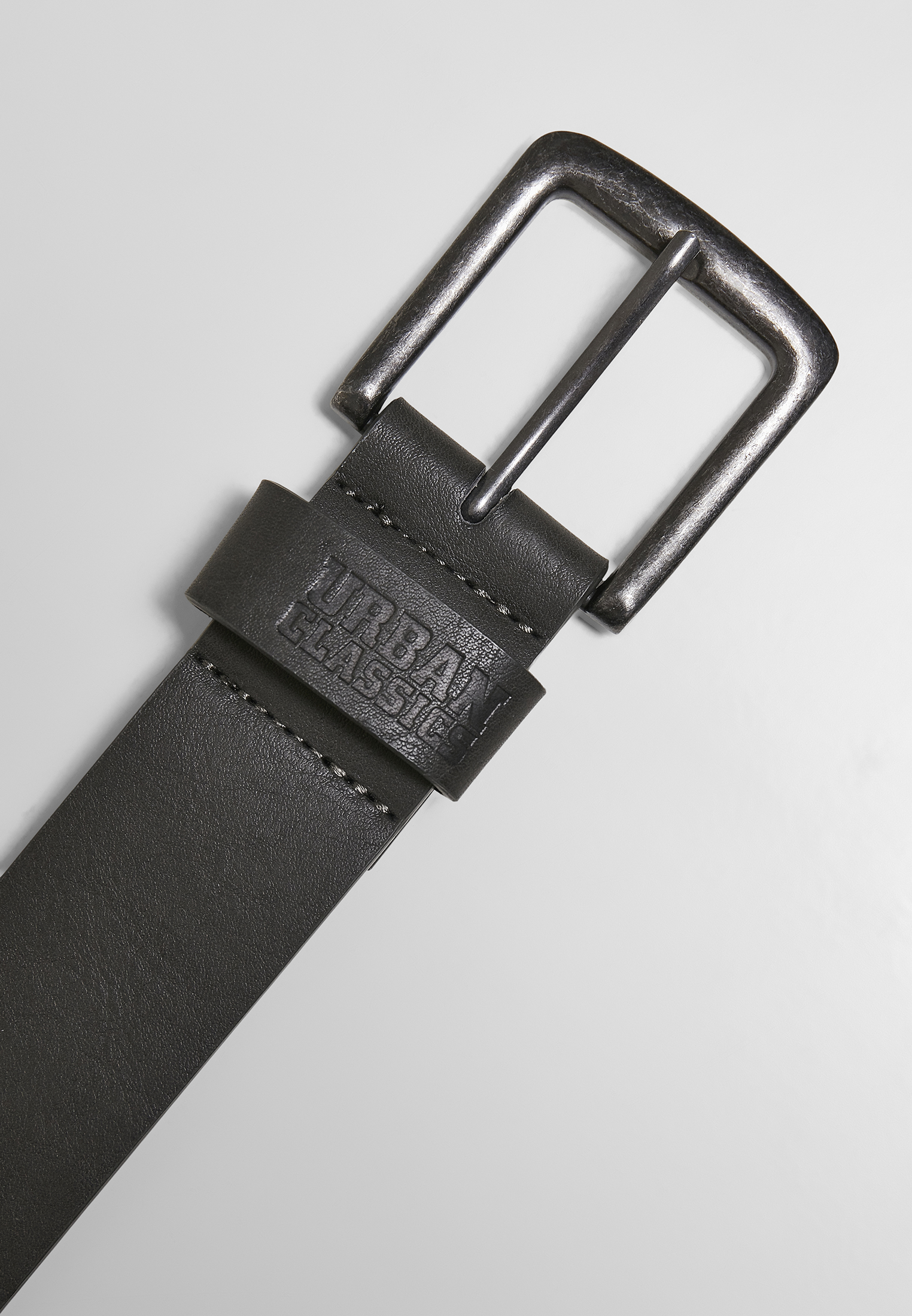 Leather Imitation Belt Urban Classics Accessoires TB1288 Dark Grey