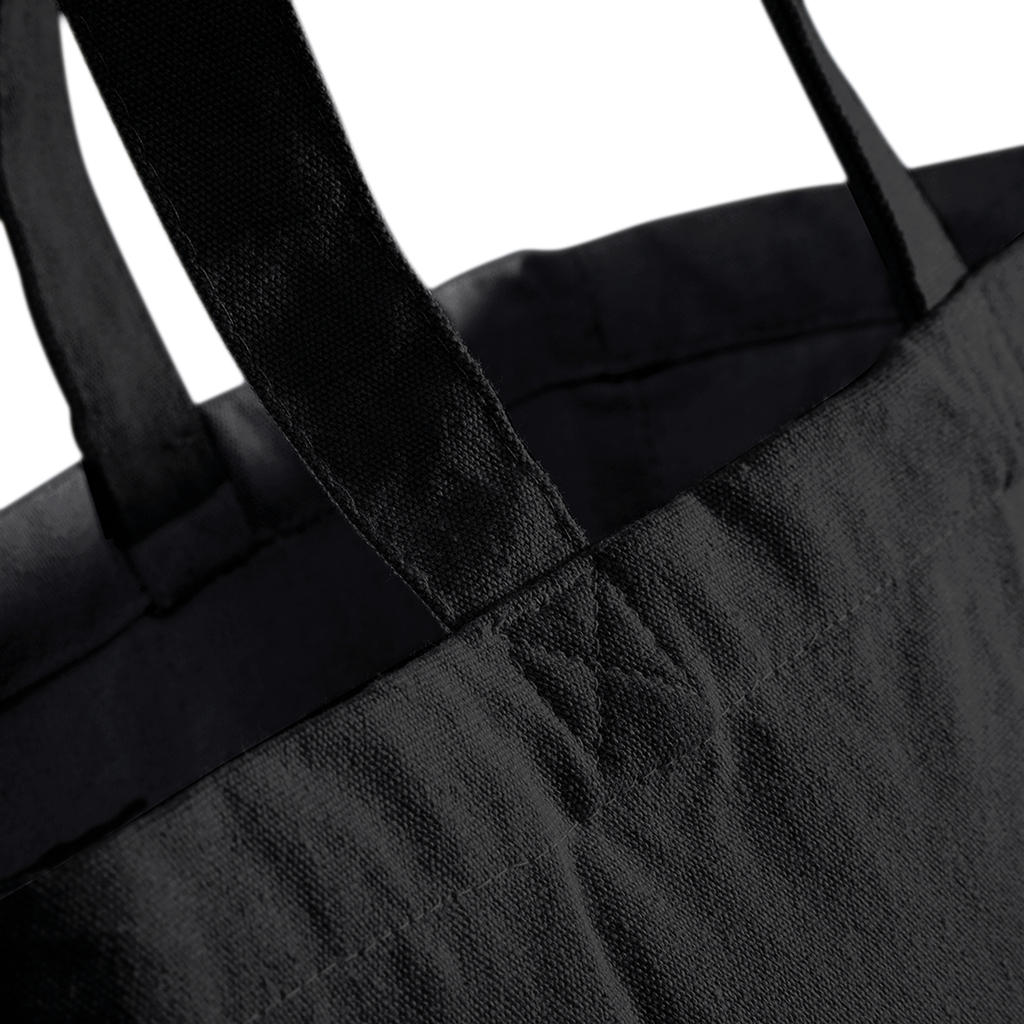 Τσάντα Shopping Qd23 Quadra Canvas Classic Black Είδη Ταξιδιου Bags Simple Wear