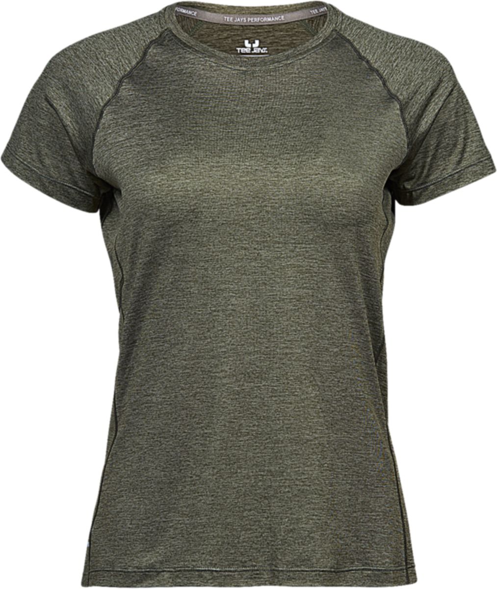 Γυναικείο Αθλητικό T-Shirt 7021 Tee Jays COOLdry Olive Melange