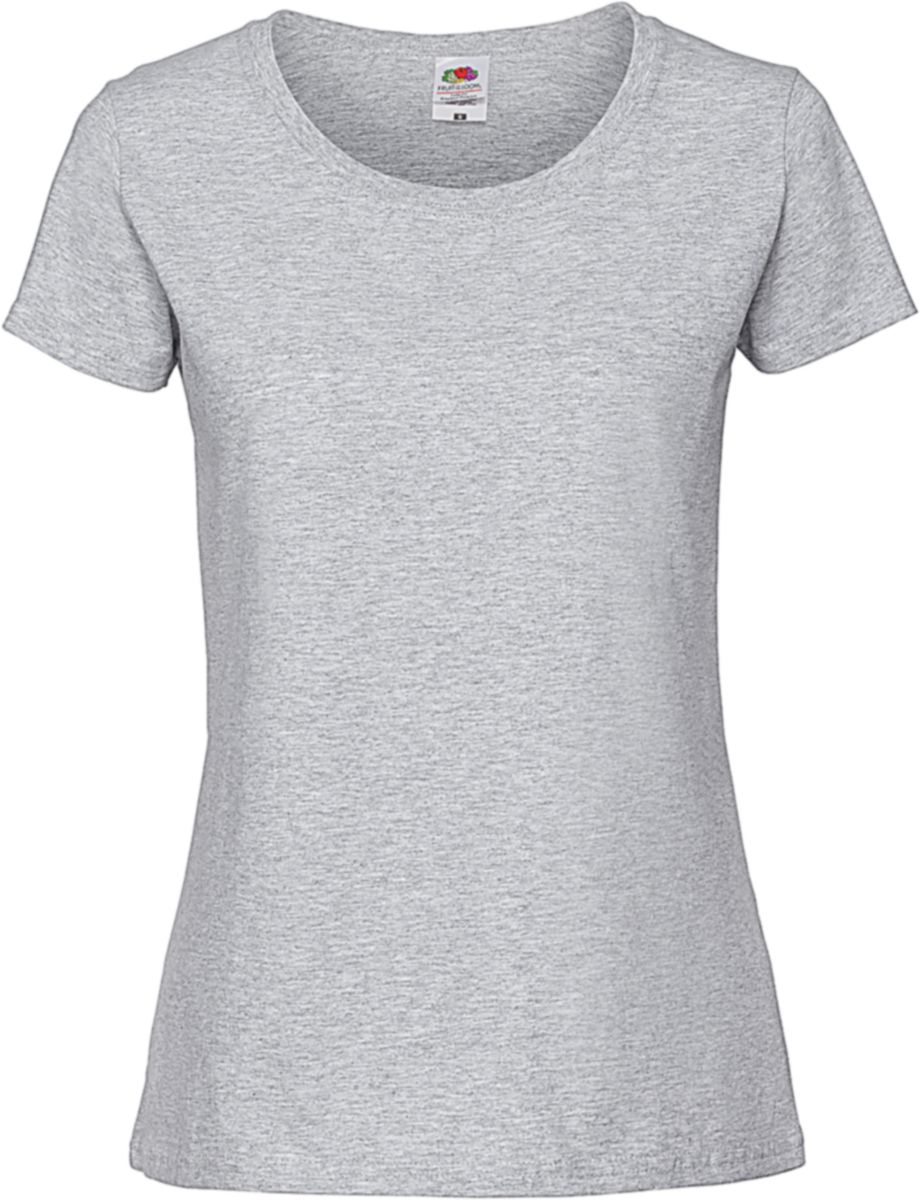 Γυναικείο Μπλουζάκι 61-424-0 Fruit of the Loom Heather Grey