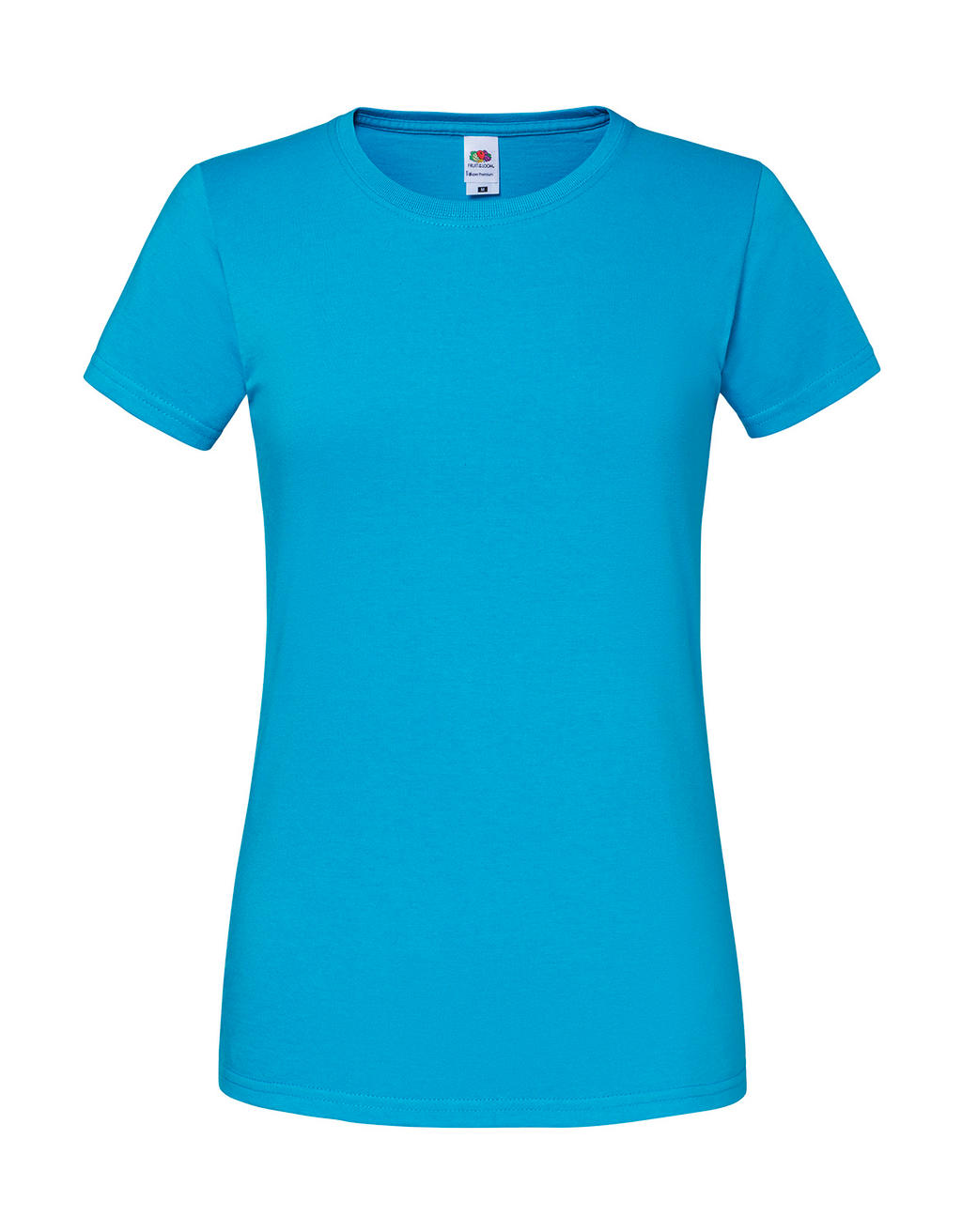 Γυναικείο T-Shirt Iconic 195 Ringspun Premium 61-424-0 Fruit of the Loom Azure Blue