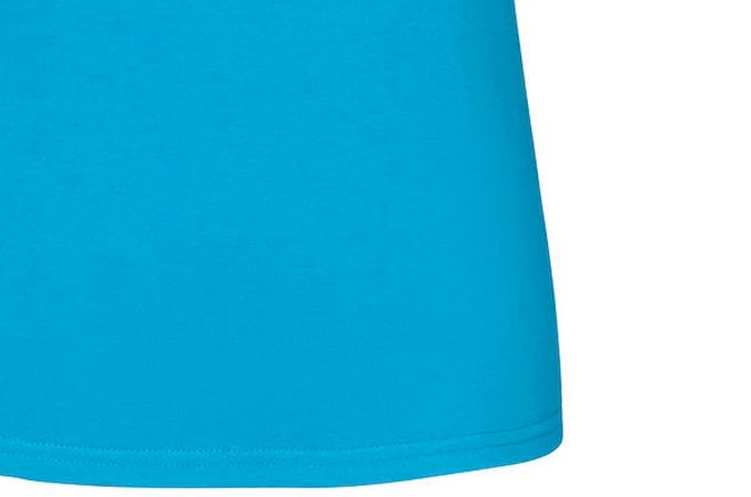 Γυναικείο T-Shirt Iconic 195 Ringspun Premium 61-424-0 Fruit of the Loom Azure Blue
