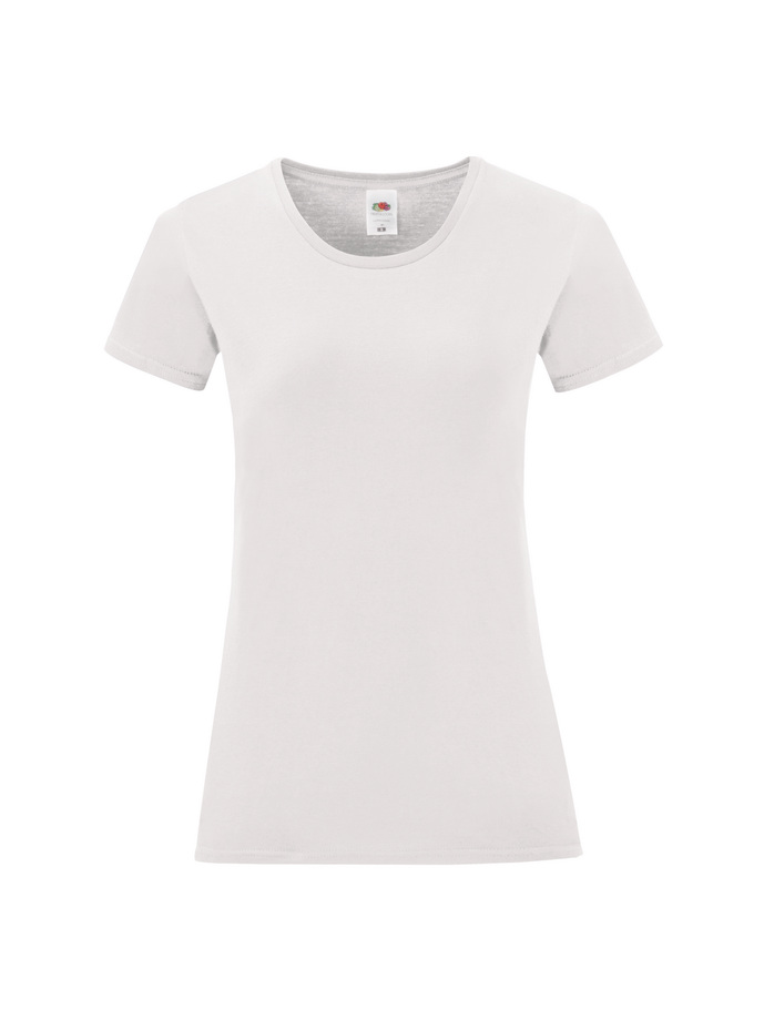 Γυναικείο T-Shirt 61-432-0 Fruit of the Loom Iconic White