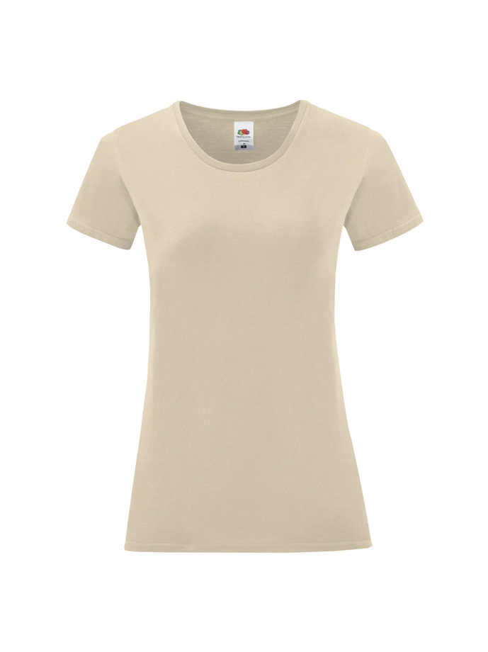 Γυναικείο T-Shirt 61-432-0 Fruit of the Loom Iconic Natural