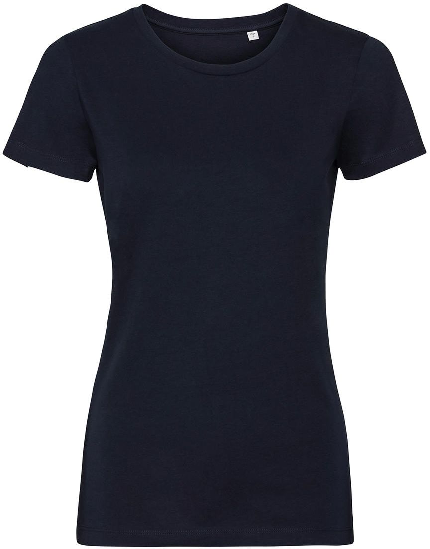 Γυναικείο T-Shirt R-108F-0 Russell Organic White French Navy