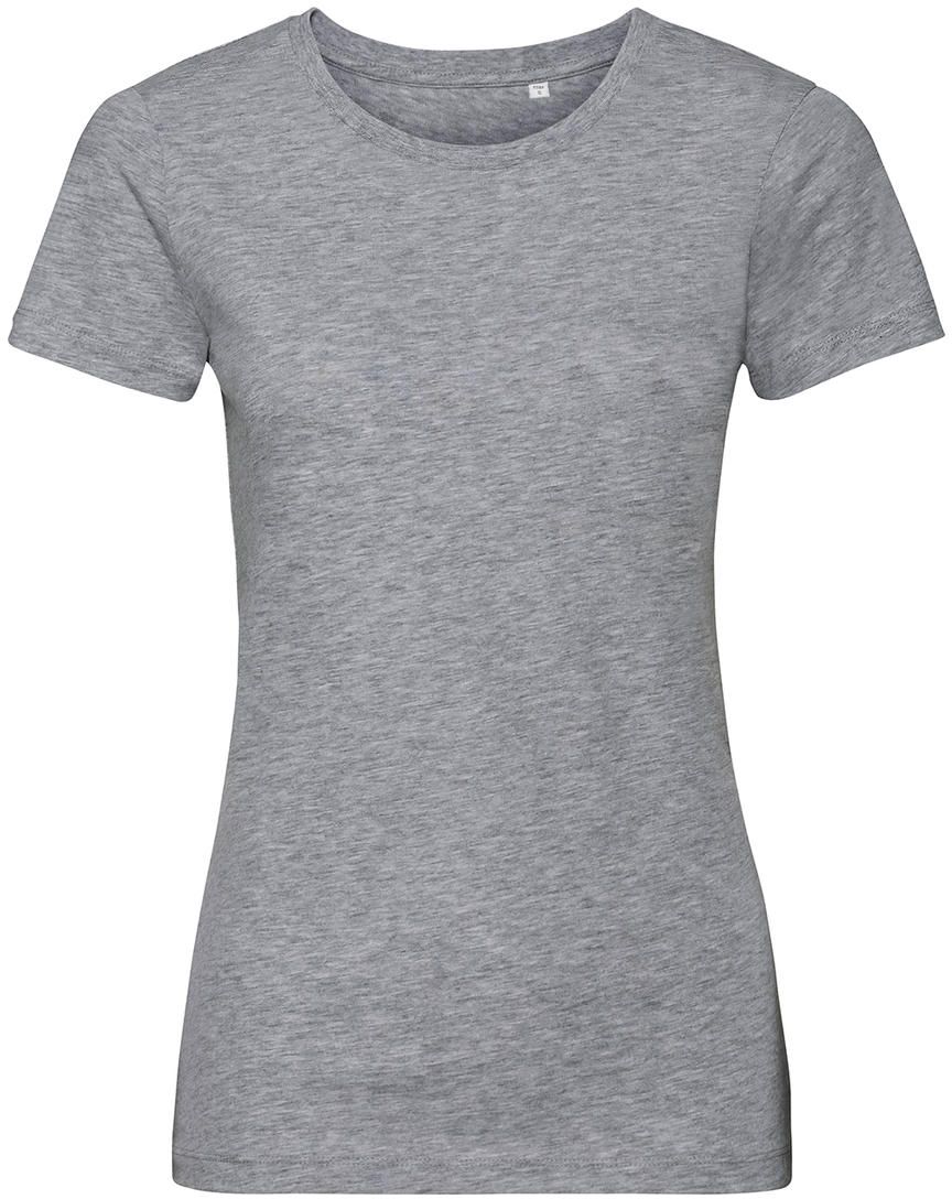 Γυναικείο T-Shirt R-108F-0 Russell Organic White Light Oxford