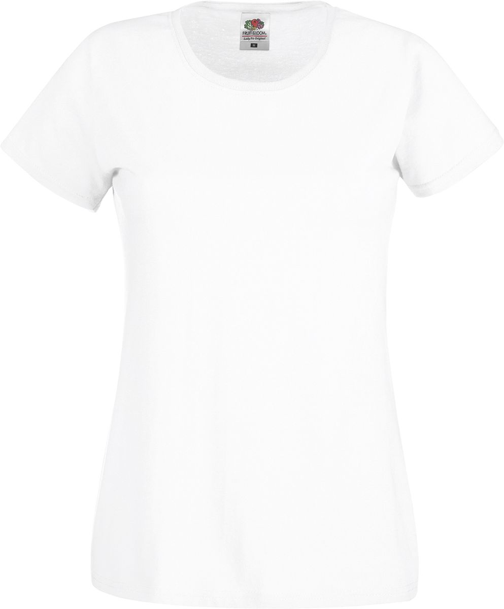 Γυναικείο T-Shirt 61-420-0 Fruit of the Loom White