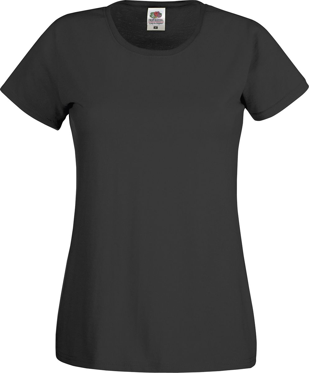Γυναικείο T-Shirt 61-420-0 Fruit of the Loom Black