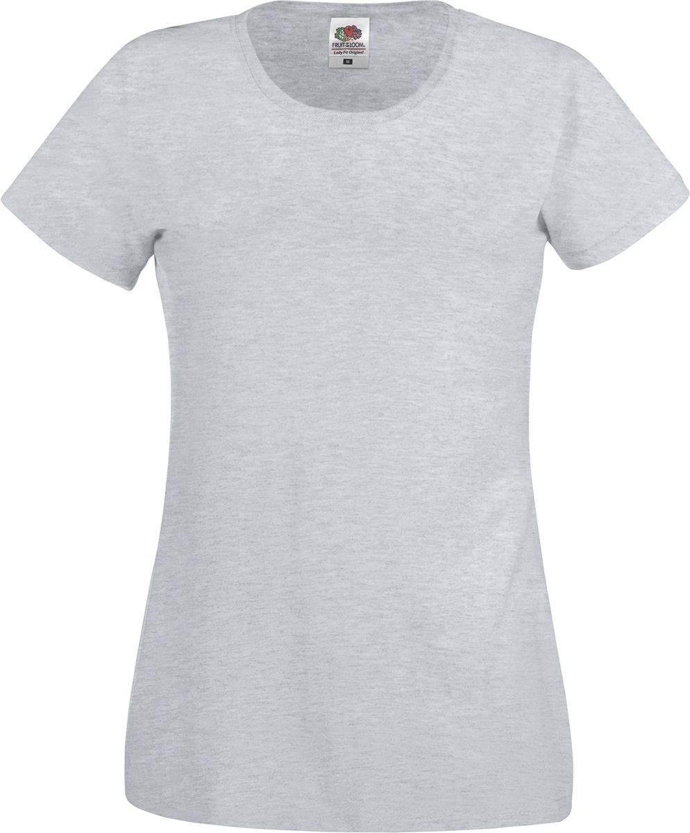 Γυναικείο T-Shirt 61-420-0 Fruit of the Loom Heather Grey