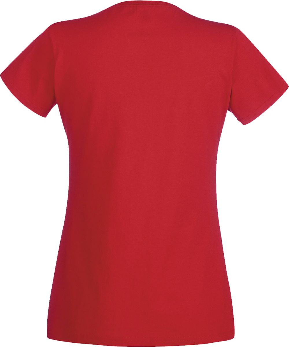Γυναικείο T-Shirt 61-420-0 Fruit of the Loom Red