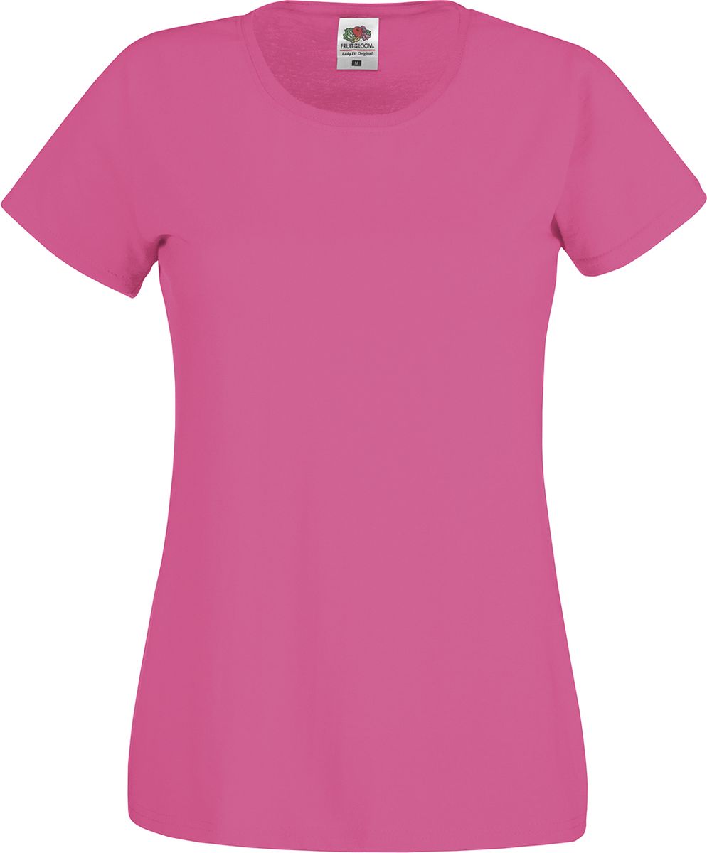 Γυναικείο T-Shirt 61-420-0 Fruit of the Loom Fuchsia