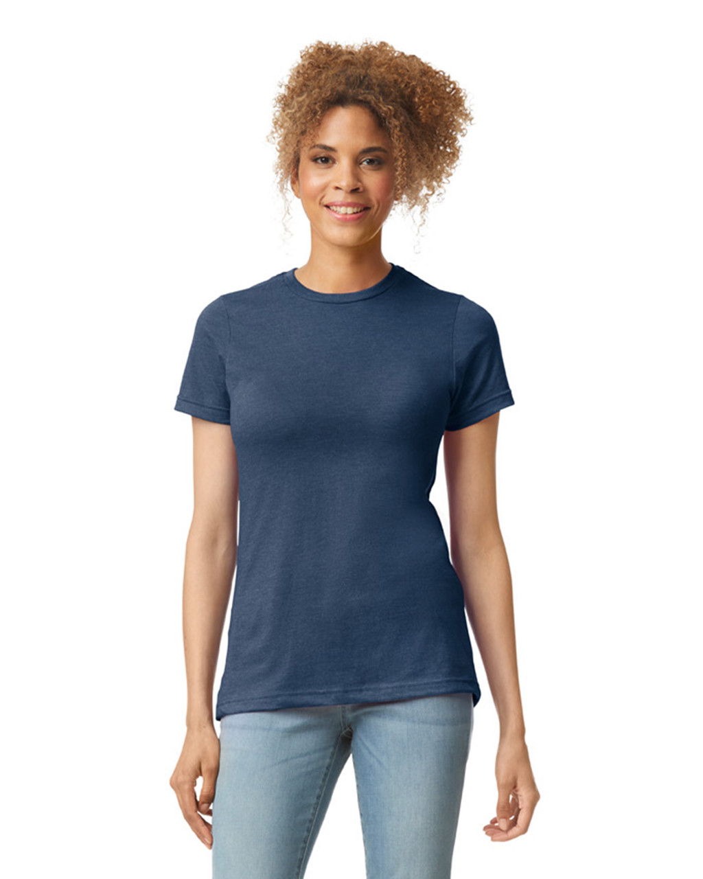 Γυναικείο T-Shirt Softstyle CVC 67000L Gildan Navy Mist