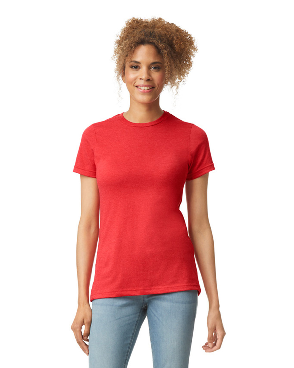 Γυναικείο T-Shirt Softstyle CVC 67000L Gildan Red Mist