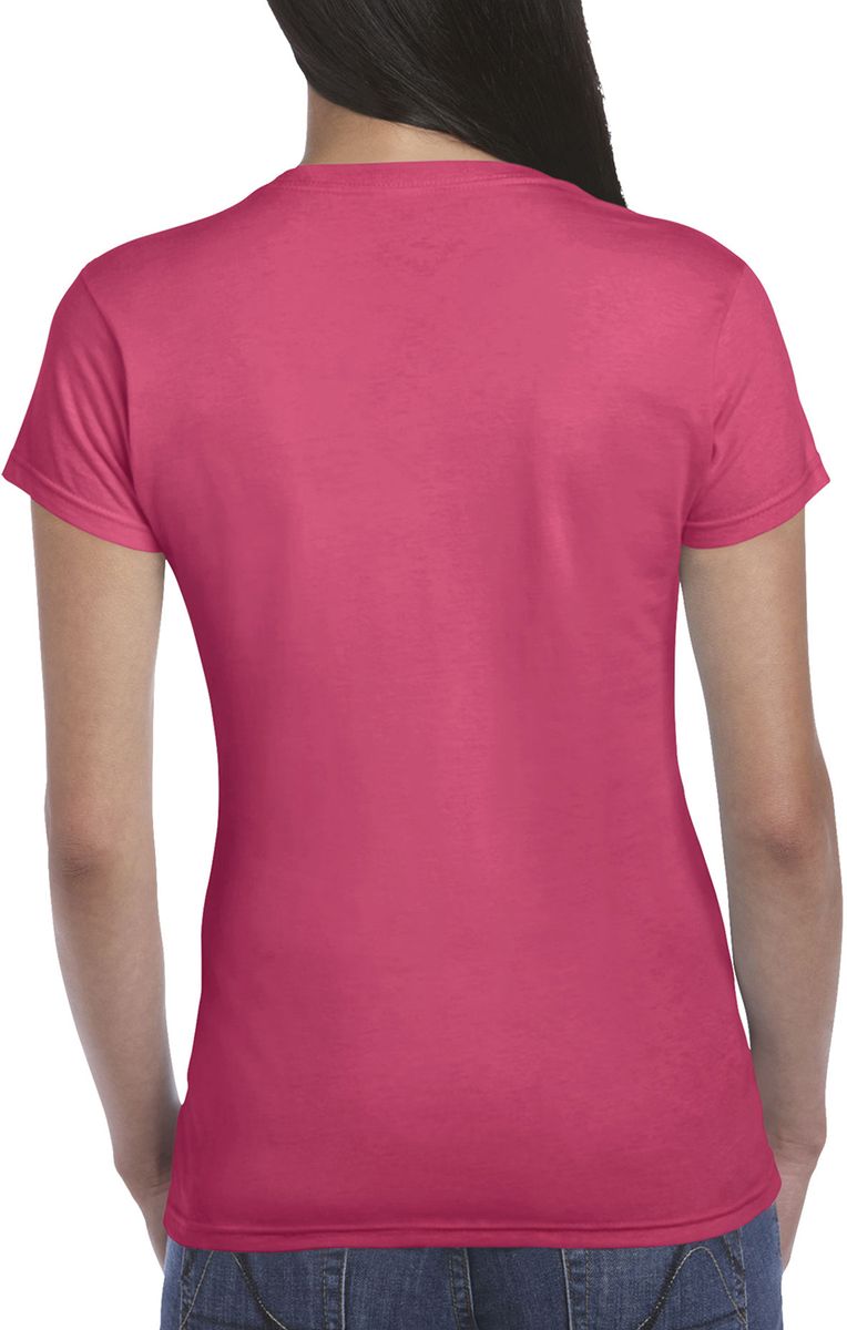 Γυναικείο T-Shirt 64000L Gildan Fitted Ring Spun Heliconia