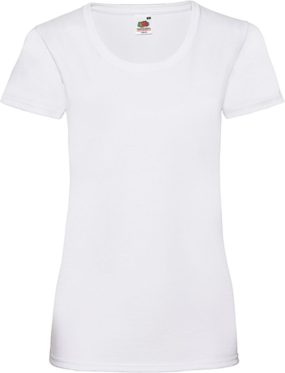 Γυναικείο T-Shirt Lady-Fit Valueweight 61-372-0 Fruit of the Loom White