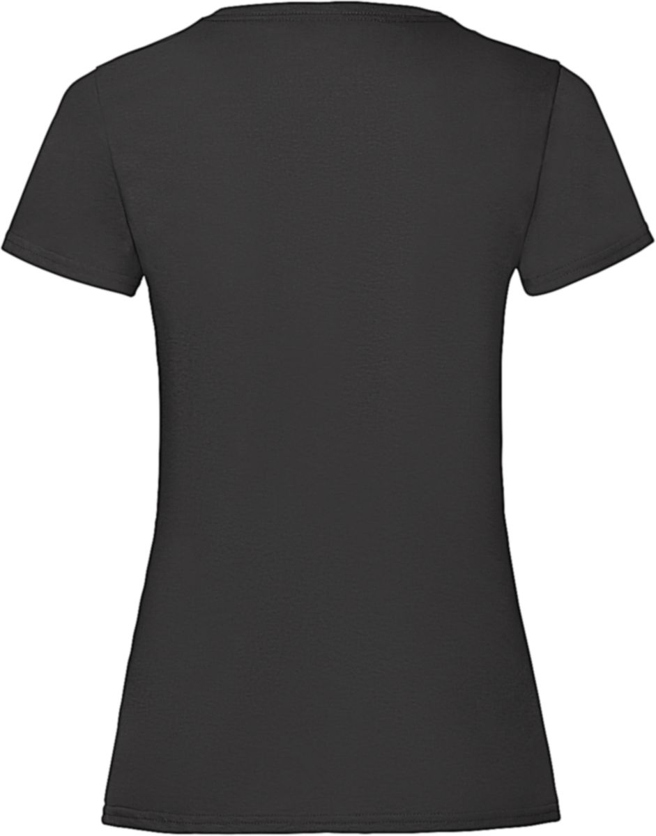 Γυναικείο T-Shirt Lady-Fit Valueweight 61-372-0 Fruit of the Loom Black