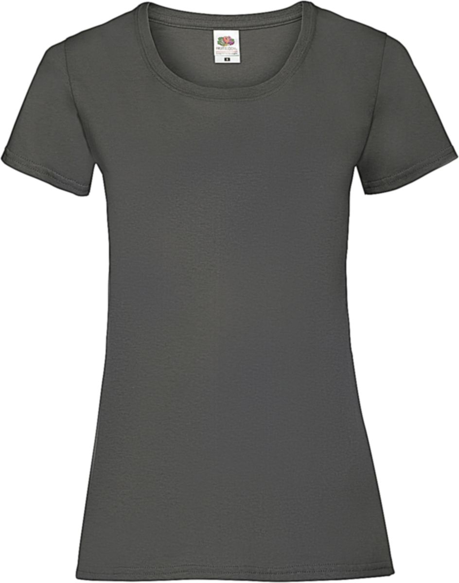 Γυναικείο T-Shirt Lady-Fit Valueweight 61-372-0 Fruit of the Loom Light Graphite