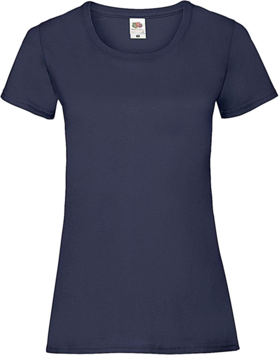 Γυναικείο T-Shirt Lady-Fit Valueweight 61-372-0 Fruit of the Loom Navy