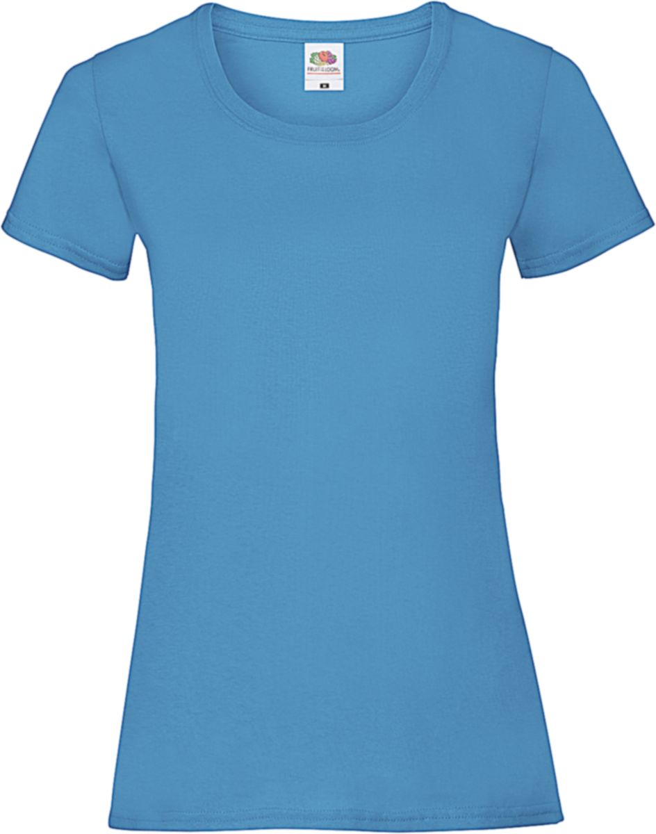 Γυναικείο T-Shirt Lady-Fit Valueweight 61-372-0 Fruit of the Loom Azure Blue