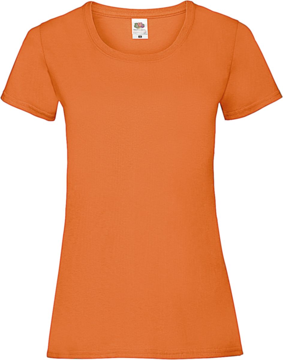 Γυναικείο T-Shirt Lady-Fit Valueweight 61-372-0 Fruit of the Loom Πορτοκαλί